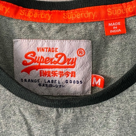Super Dry Orange Label Vintage T-Shirt Size Large - Picture 5 of 6